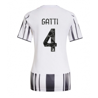 Juventus Federico Gatti #4 Maglia Gara Casa Repliche 2025-26 Donna Maniche Corte